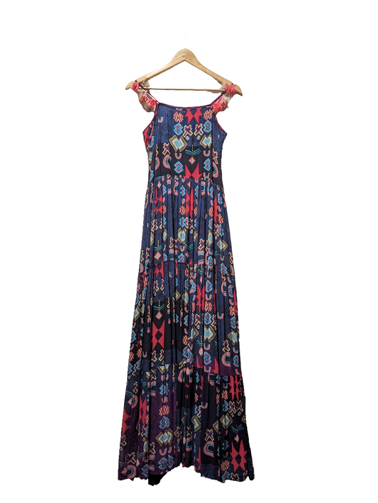 Payal Singhal Purple Ikar Printed Dress