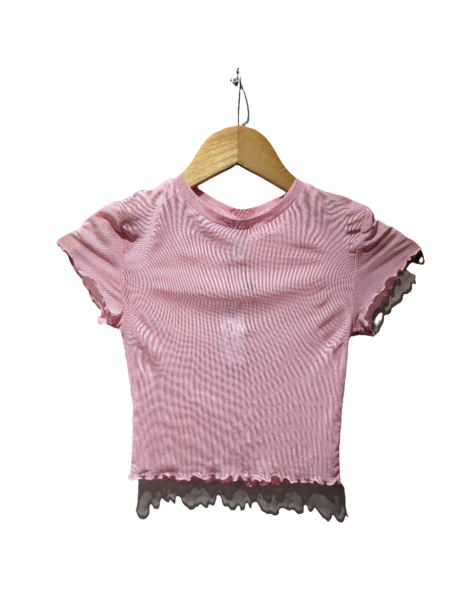 H&M Pink Mesh Top