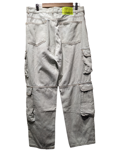 Powerlook Light Wash Denim Cargo