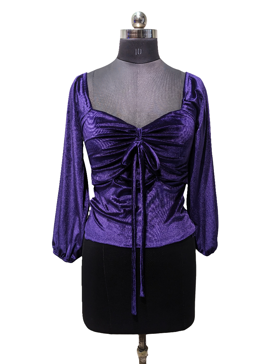 Purple Sweetheart Tammy Top