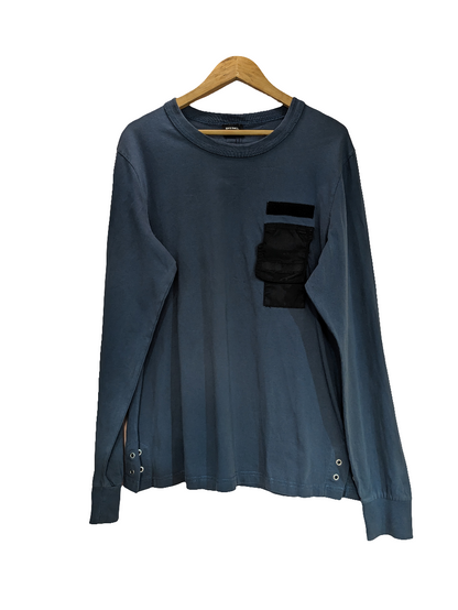 Diesel Blue crewneck Full sleeves tshirt