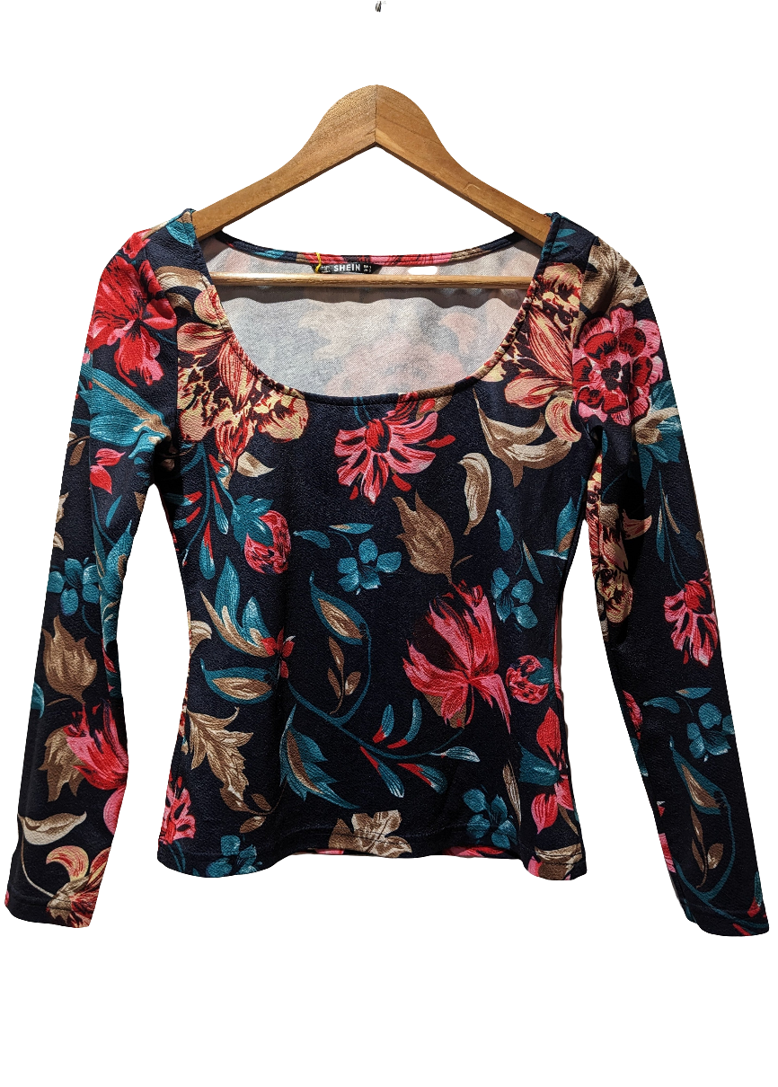 Shein Floral Top