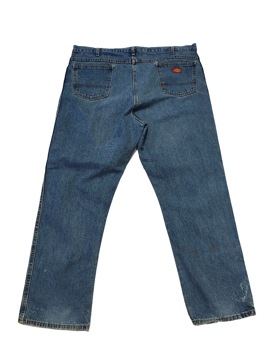 Dickies Blue Loose Fit Straight Leg Denim Jeans