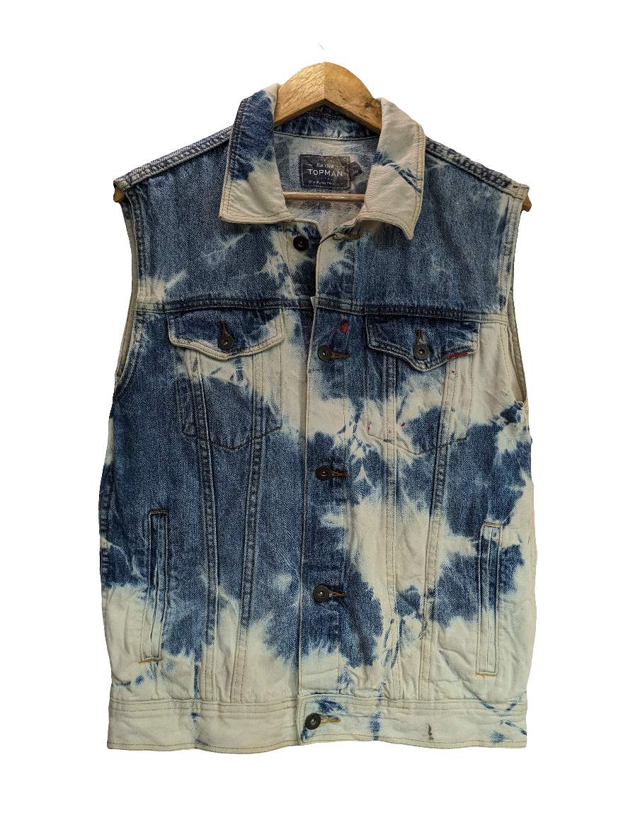 TOPMAN Handcut Sleeveless Jacket