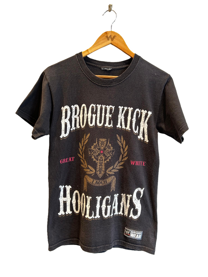 Sheamus Brogue Kick Hooligans (White Noise) Authentic T-shirt