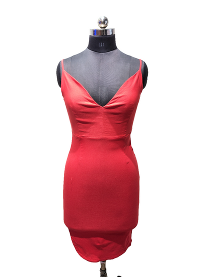 Koovs Red Dress