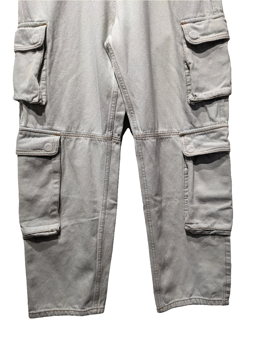 Powerlook Light Wash Denim Cargo