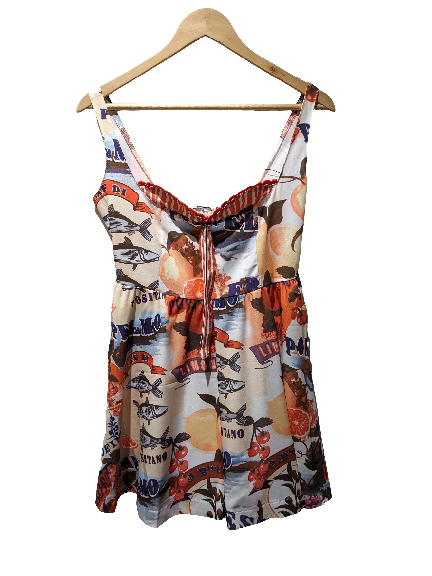 Printed Romper