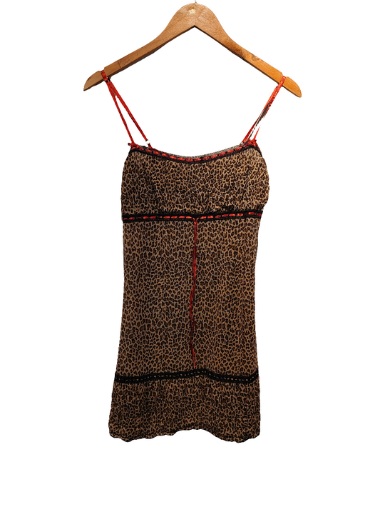 Y2K Cheetah print Top