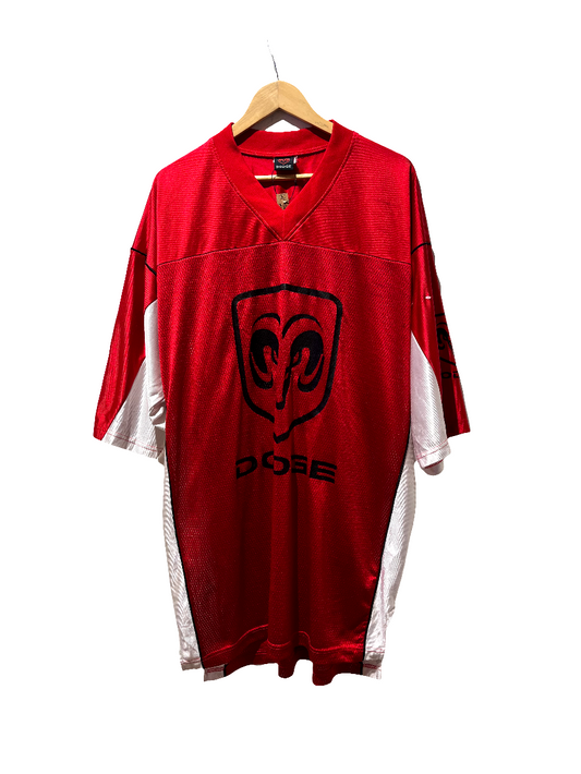 Dodge Hemi Big Logo Red Football Jersey