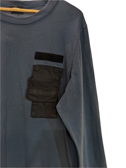 Diesel Blue crewneck Full sleeves tshirt