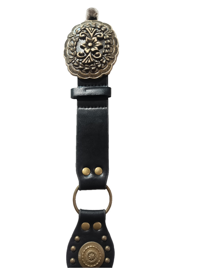 Western Vintage Rivet Leather Belt