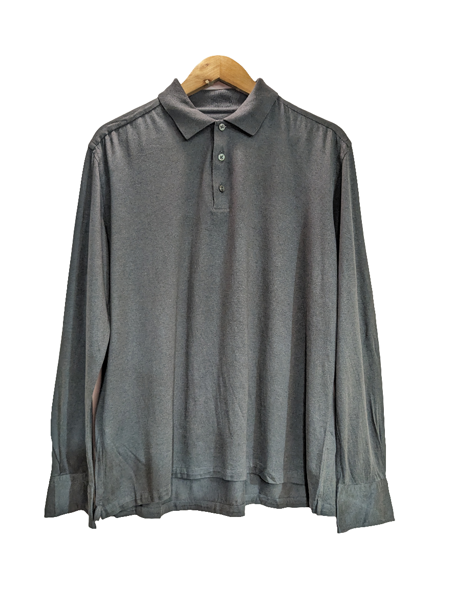 ERMENEGILDO ZEGNA GREY SWEATER FULL SLEEVES