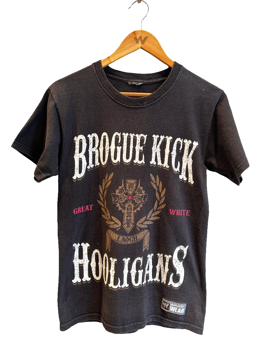 Sheamus Brogue Kick Hooligans (White Noise) Authentic T-shirt