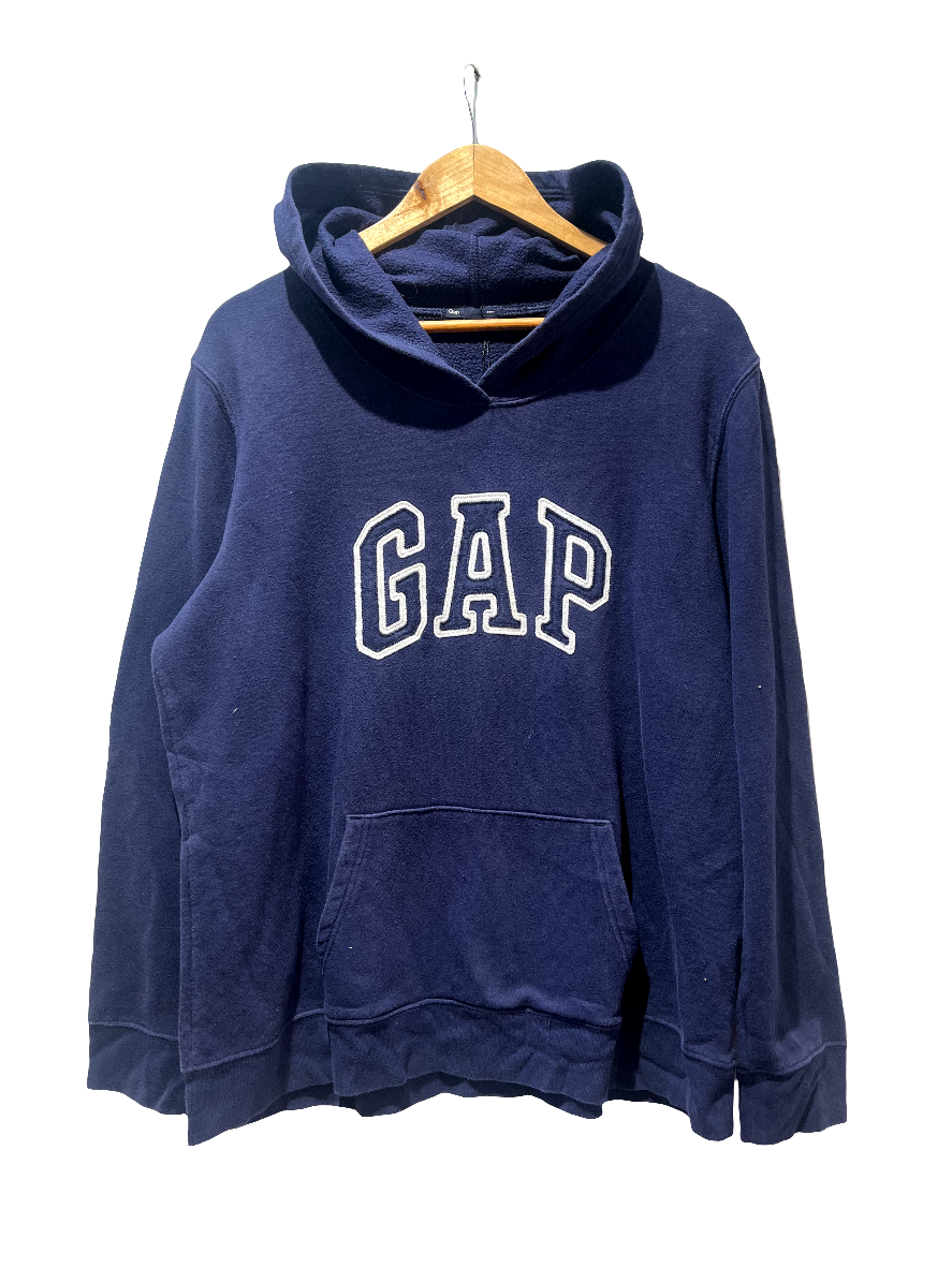 Gap Navy Blue Drawstring Sweatshirt Hoodie