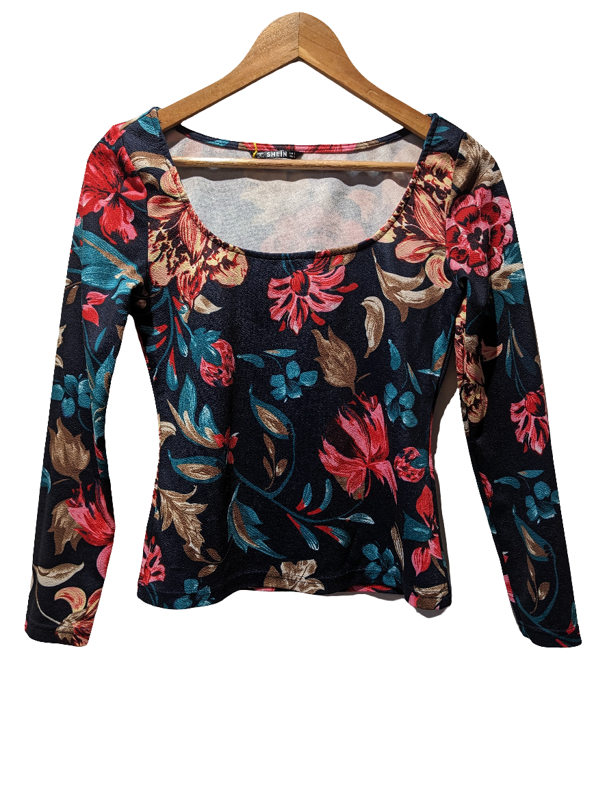 Shein Floral Top