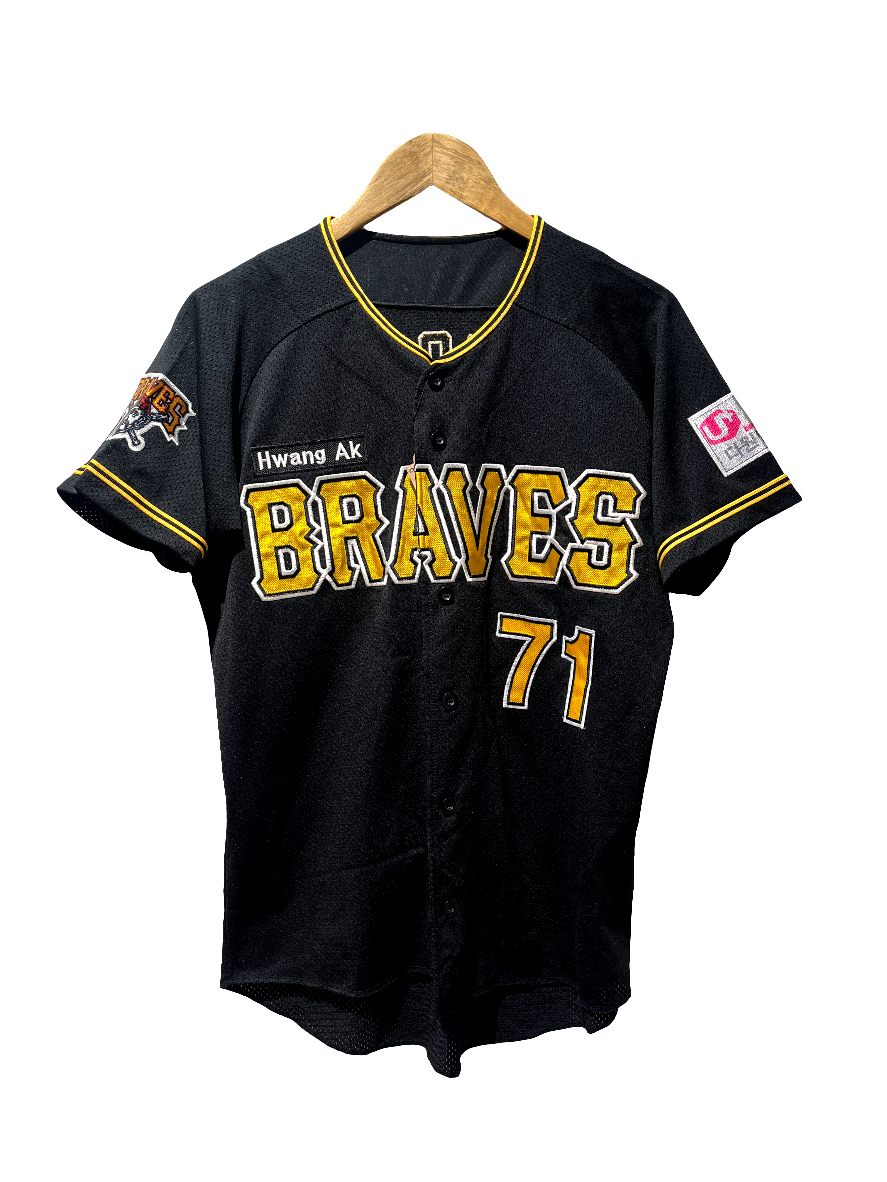 Hwang Ak Braves Jeong 71 Black Jersey