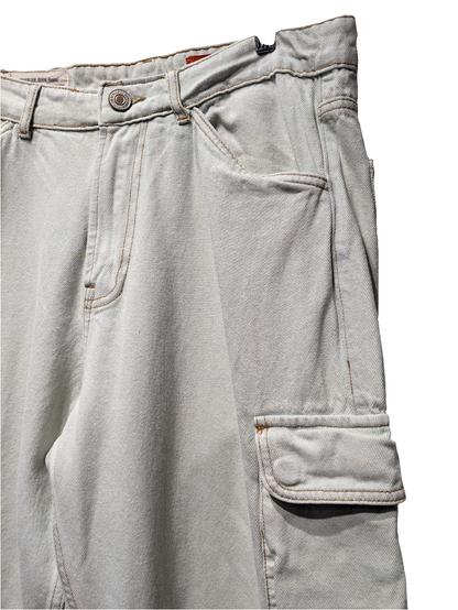 Powerlook Light Wash Denim Cargo