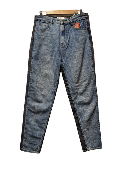 Refuge Black & Blue Denim pants