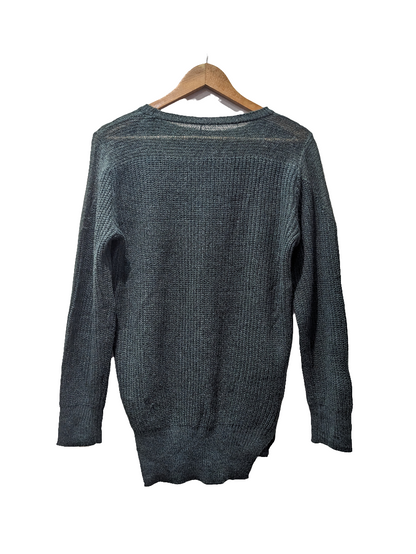 J By J Apostrophe round neck Green Sweater