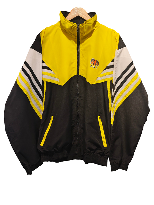 Yellow and back bomber