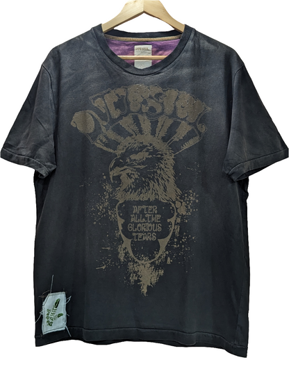 DIESEL Grey Grapic T-Shirt