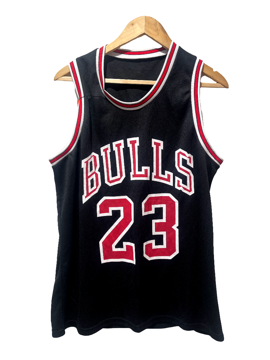 Chicago Bulls Jordan 23 Black Basketball Jersey