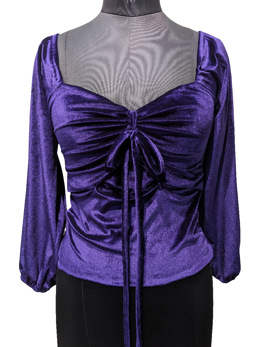 Purple Sweetheart Tammy Top