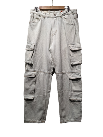 Powerlook Light Wash Denim Cargo