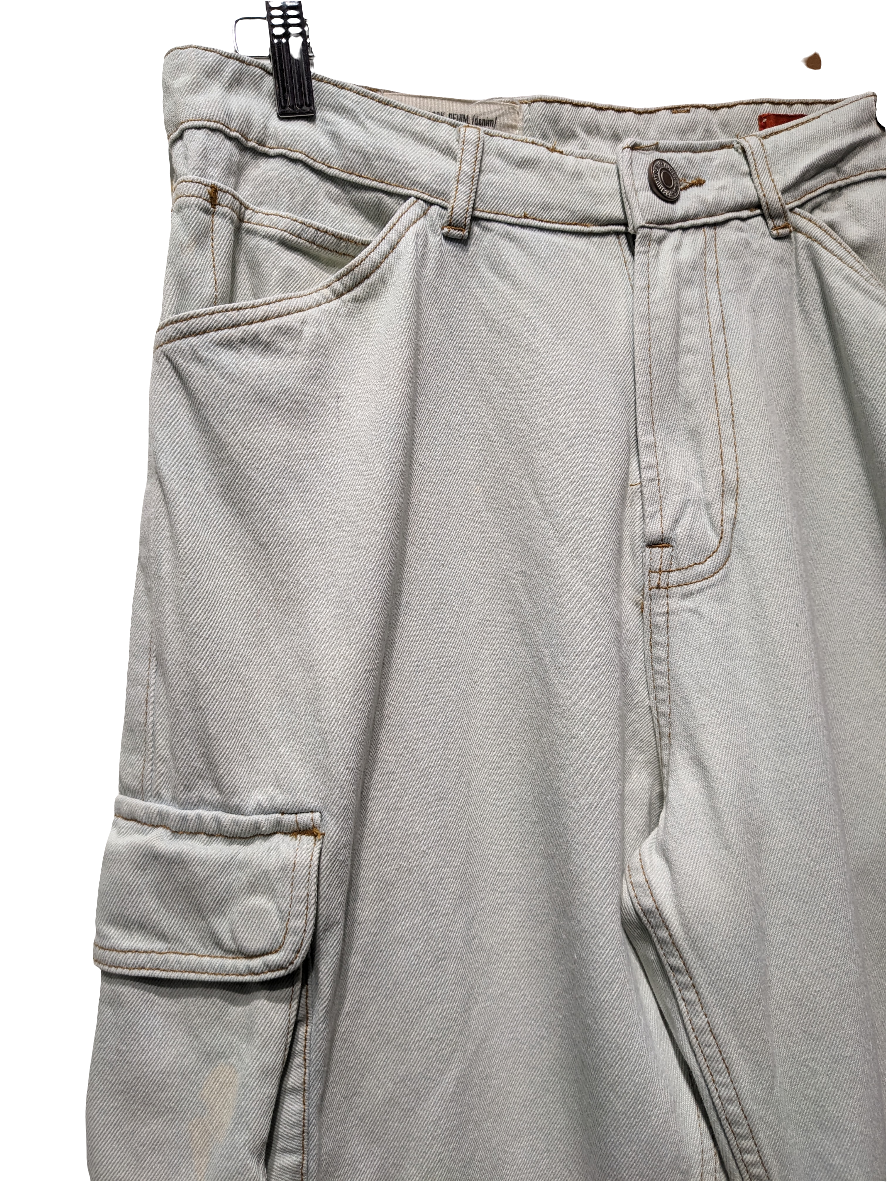 Powerlook Light Wash Denim Cargo