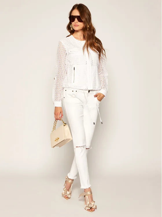 DKNY Veste De Mi-Saison Blanc Regular Fit