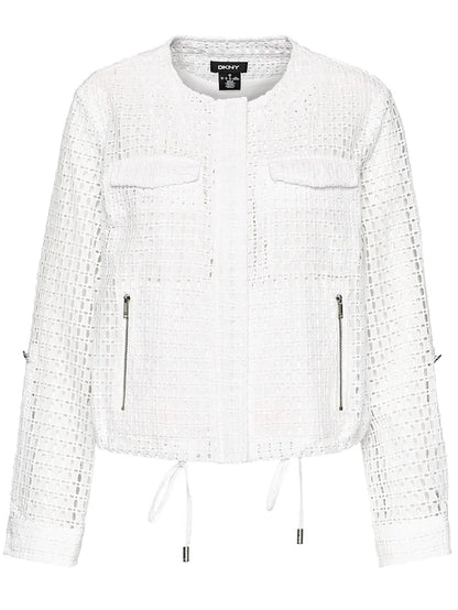 DKNY Veste De Mi-Saison Blanc Regular Fit