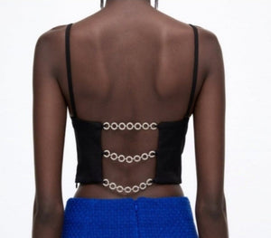ZARA Bustier Top with back detail