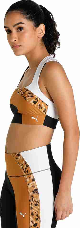 Puma Mid Impact Safari Glam Women Sport Bra (Set)