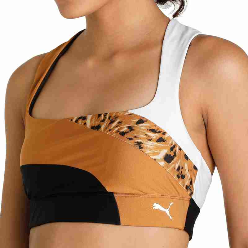 Puma Mid Impact Safari Glam Women Sport Bra (Set)