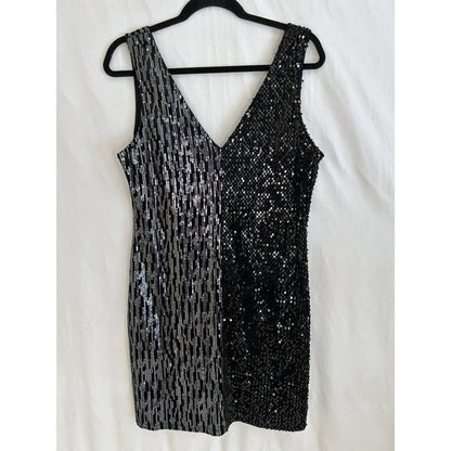 Zara Black Sequin Dress