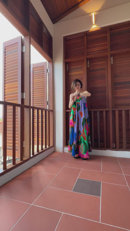 Advait Pop Print Midi Dress