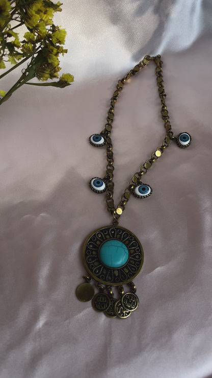 Azra Evil Eye Ottoman Necklace