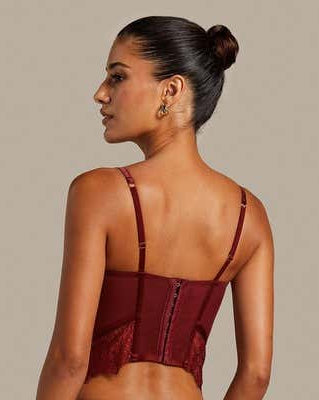 Aaliyah Kashyap’s Closet - Noir Red Lace Corset