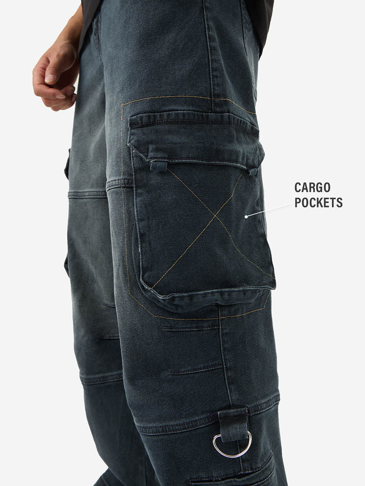 The Souled Store Denim Cargo