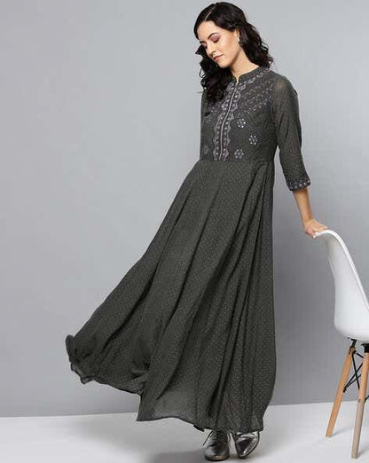 Label Ritu Kumar Embroidered Dress