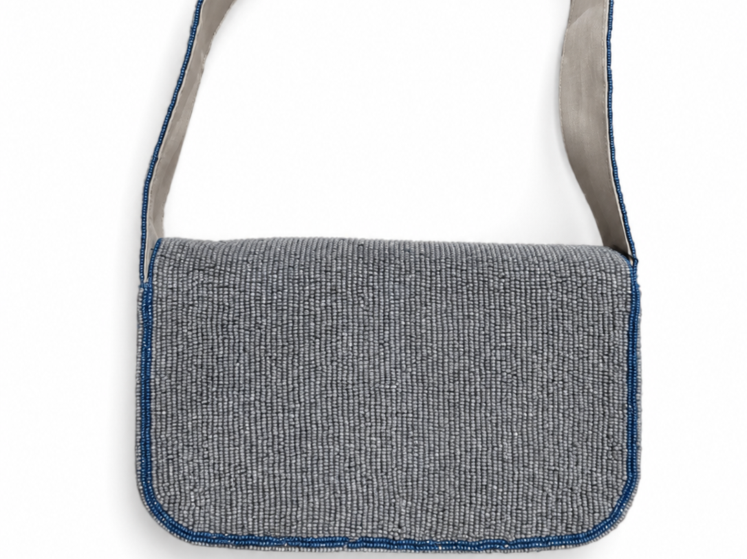 Fish Beaded Bag