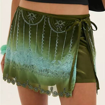 Mirchi Mini Beaded Skort