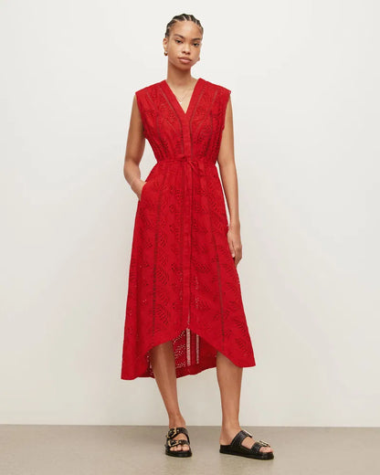 Allsaints Orange Dress