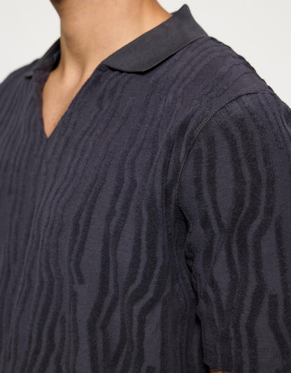 Jacquard Terry Polo