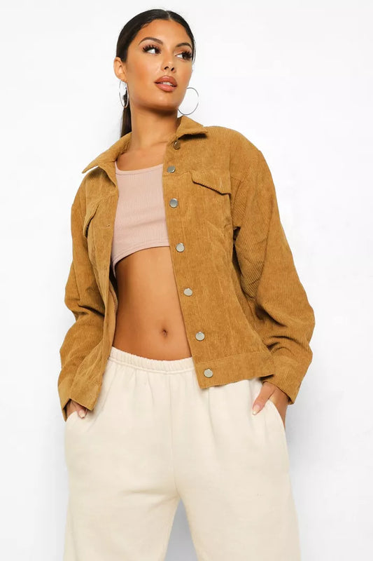 Boohoo Oversized Cord Jacket