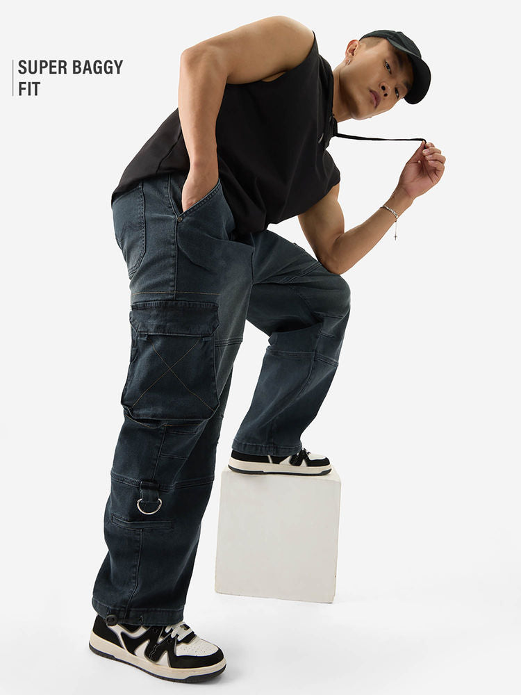 The Souled Store Denim Cargo