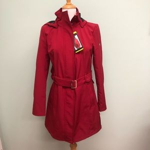 Calvin Klein Red Trench Coat