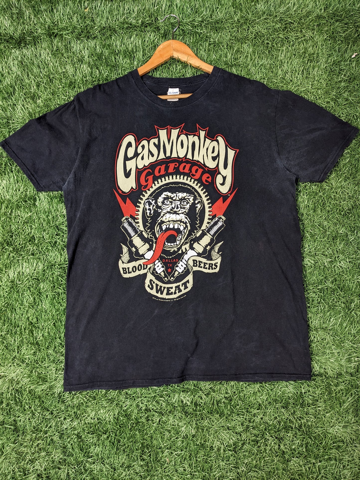 Gildan Gas Monkey Garage   Vintage Tee