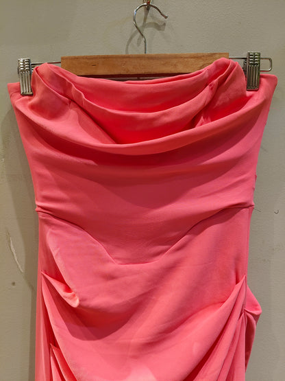 House Of CB London Milena Hot Pink Dress